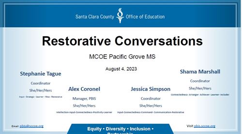 Restorative Conversations